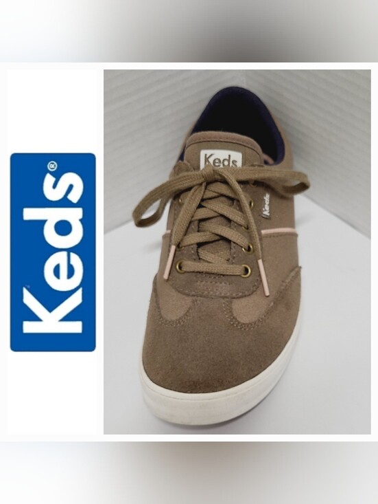 Keds Shoes - Keds Craze T-Toe Brown Suede Sneakers Pink Trim Sz 6